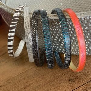 Color by Amber skinny bracelets
